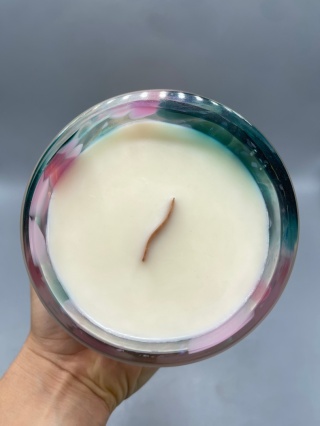 Świeca Paczula & Cedr w szkle premium