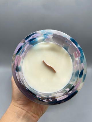 Świeca Drzewo Różane w szkle premium