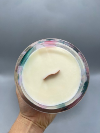 Świeca Relaks przy Kominku w szkle premium