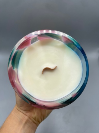 Świeca Lawenda & Trawa Cytrynowa w szkle premium