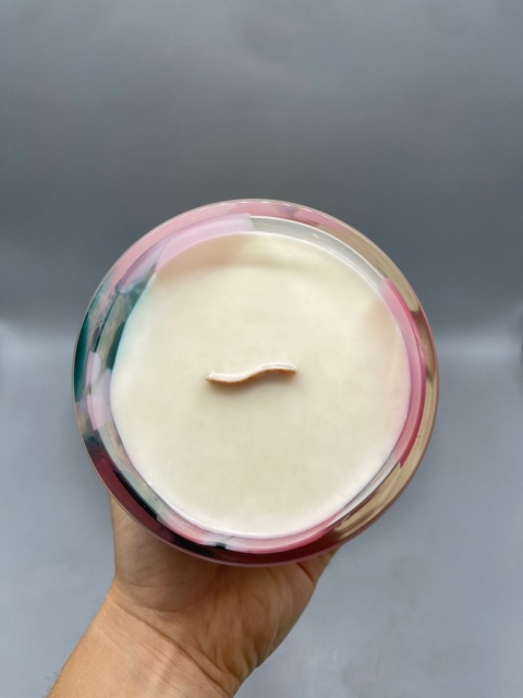 Świeca Bałtycki Bursztyn w szkle premium